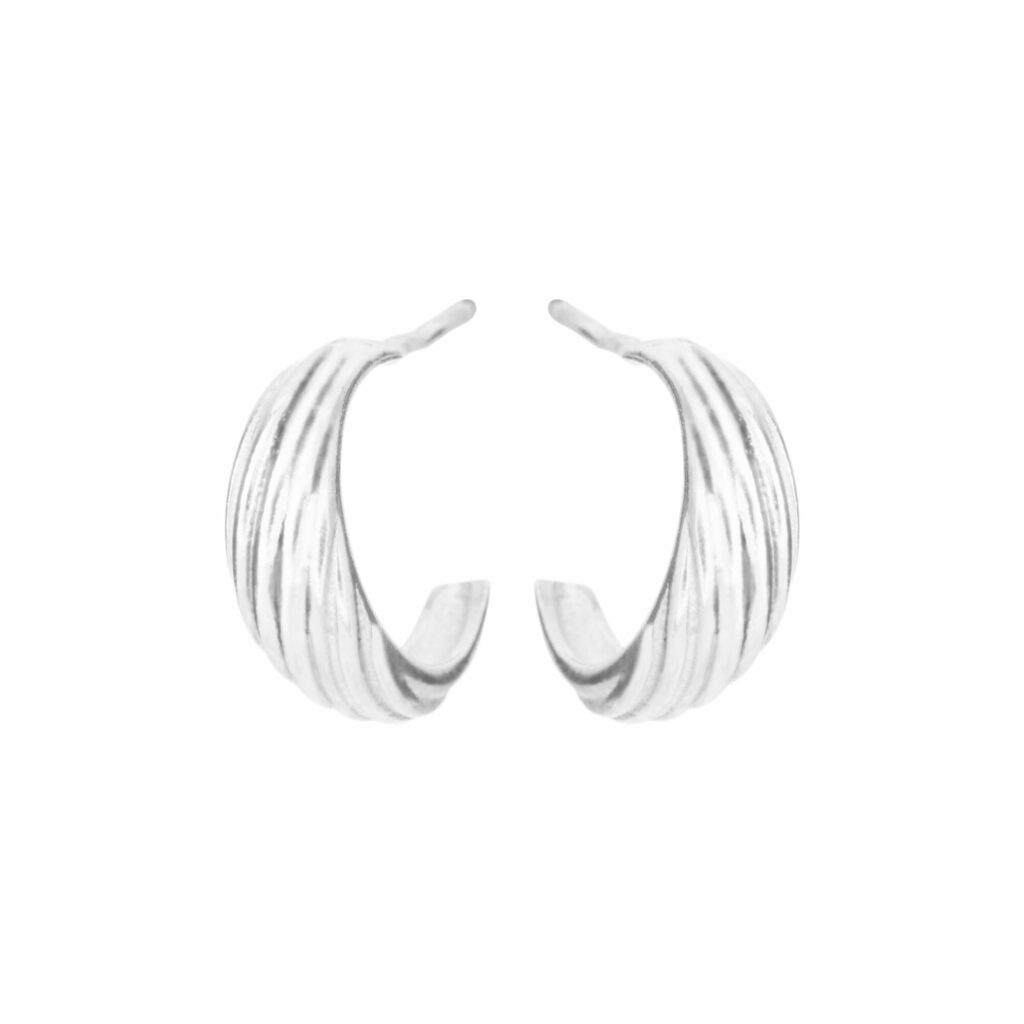 Jewellery polished silver earring, style number: 5651-11