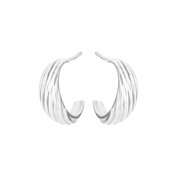 Jewellery polished silver earring, style number: 5651-11