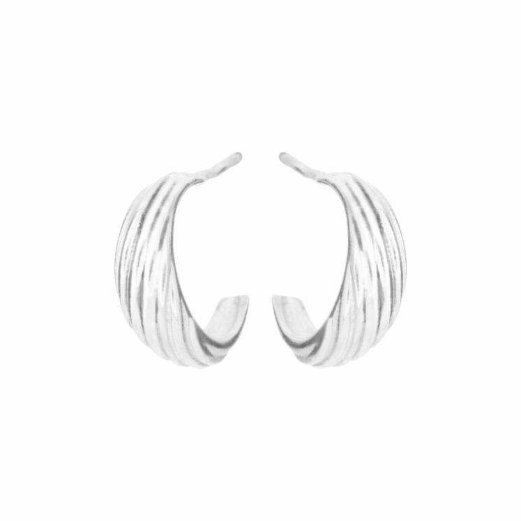 Smykker poleret sølv ørering, stil nummer: 5651-11