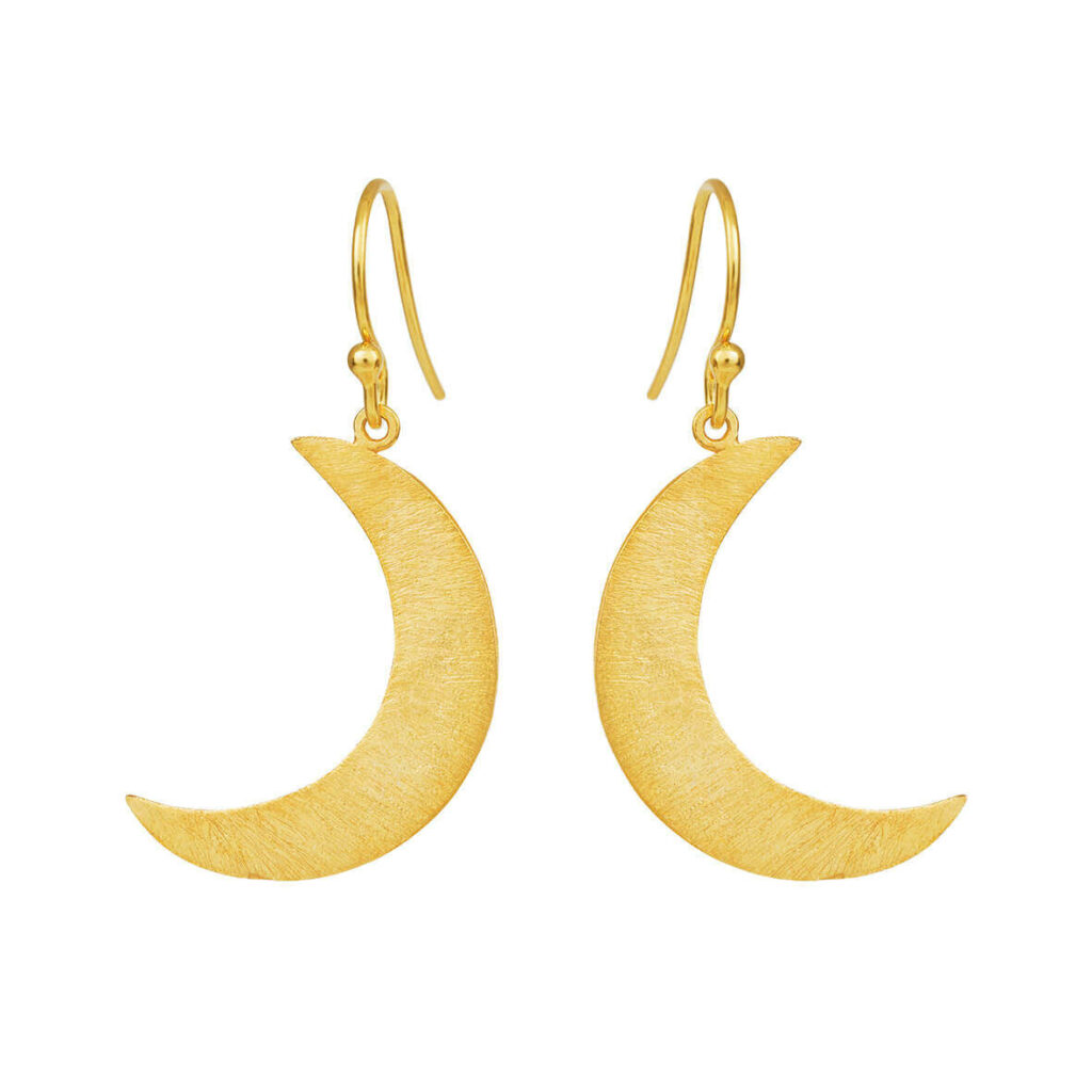 Jewellery gold plated silver earring, style number: 5654-2-999