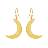 Earrings 5654 in Gold plated silver with Without pendant