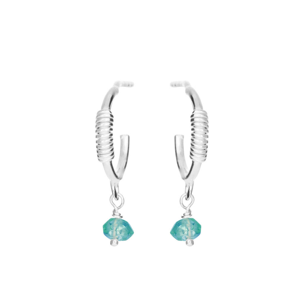 Jewellery silver earring, style number: 5655-1-203