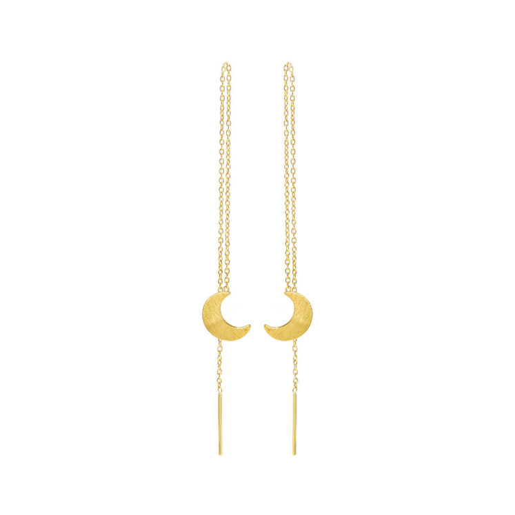 Jewellery gold plated silver earring, style number: 5658-2