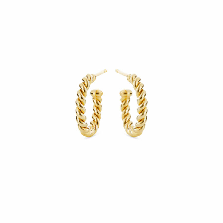 Jewellery gold plated silver earring, style number: 5659-2