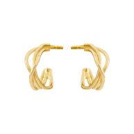 Earrings 5673 in Gold plated silver