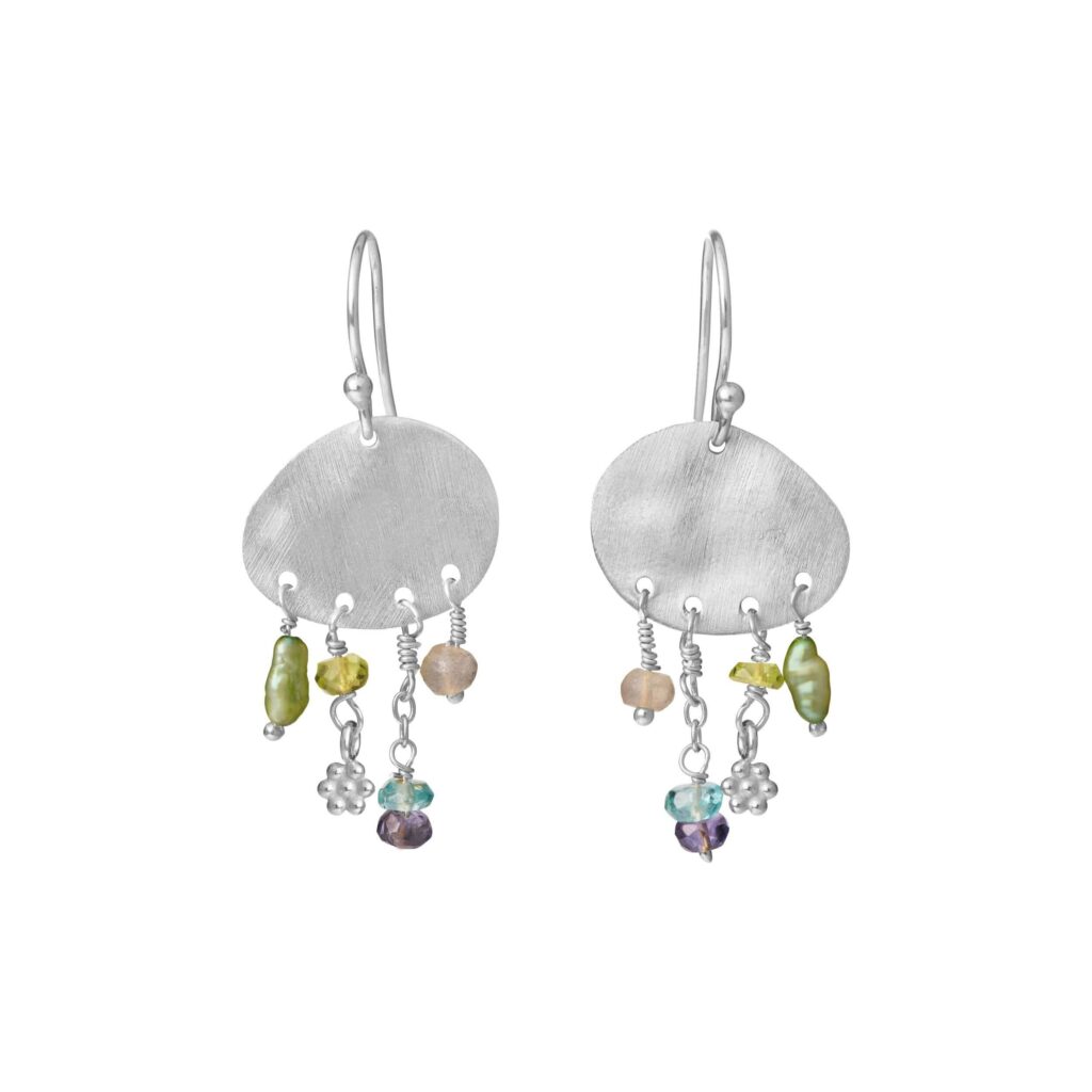 Jewellery silver earring, style number: 5678-1-596