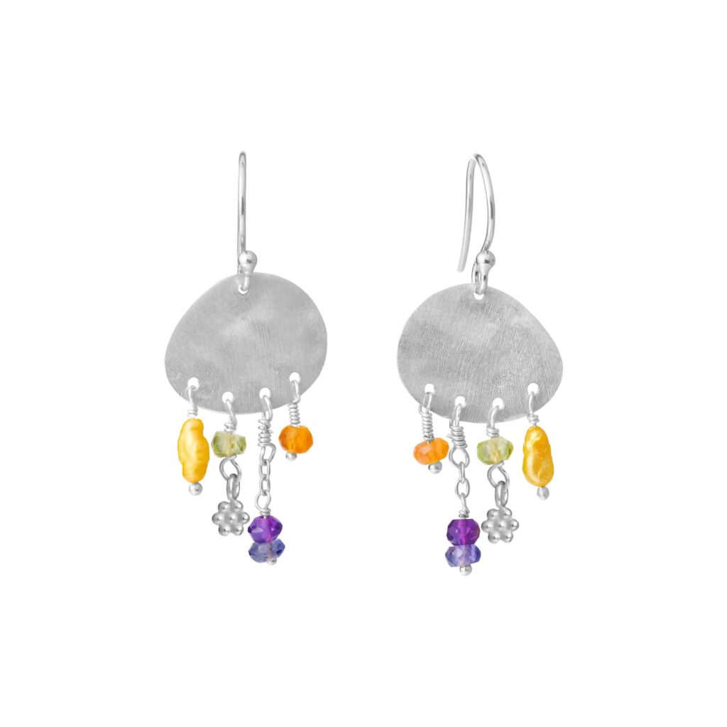 Jewellery silver earring, style number: 5678-1-597