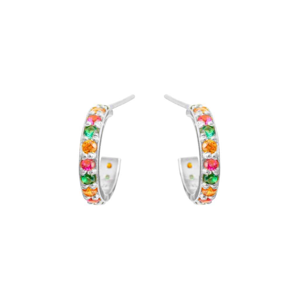 Jewellery silver earring, style number: 5694-1-595