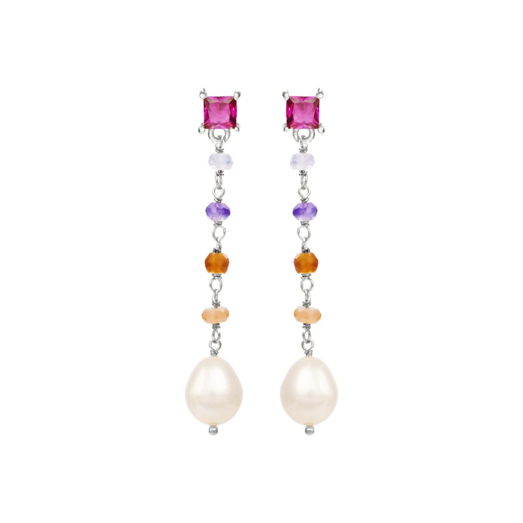 Jewellery silver earring, style number: 5695-1-613