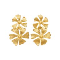 Earrings 5699 in Gold plated silver