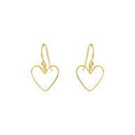 Earrings 5703 in Gold plated silver 12 mm