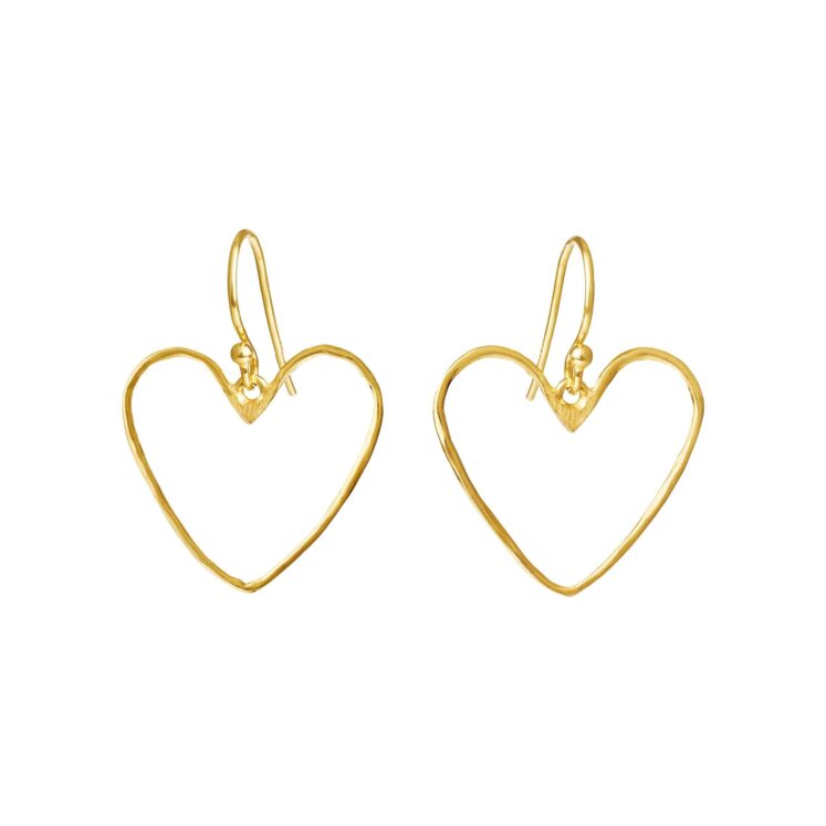 Jewellery gold plated silver earring, style number: 5703-2-20