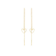 Earrings 5705 in Gold plated silver 10 mm