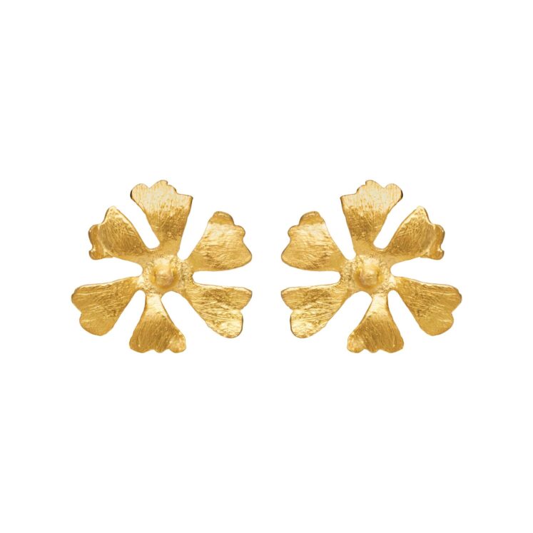 Jewellery gold plated silver earring, style number: 5706-2-999