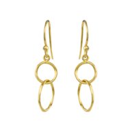 Earrings 5712 in Gold plated silver