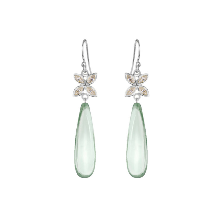 Jewellery silver earring, style number: 5722-1-107