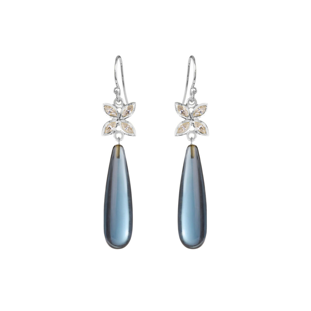 Jewellery silver earring, style number: 5722-1-174