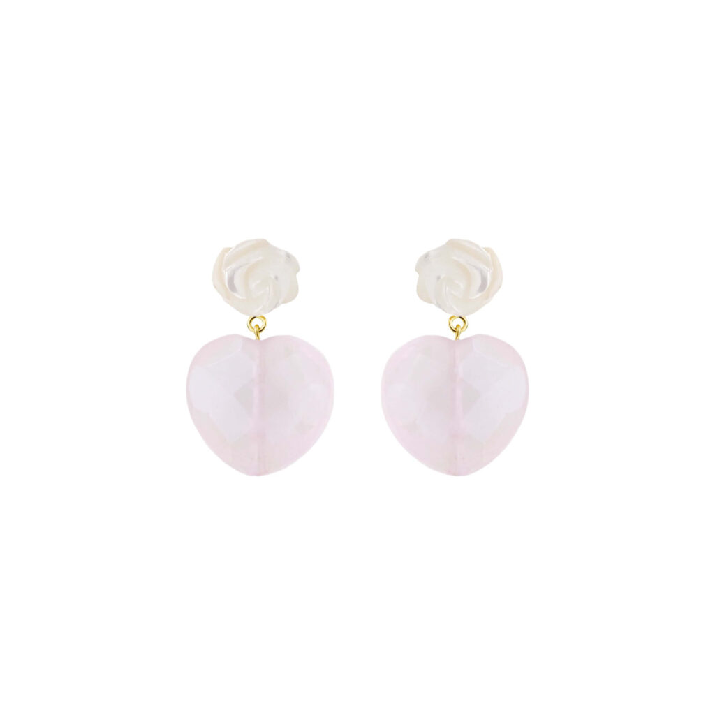 Jewellery gold plated silver earring, style number: 5723-2-106