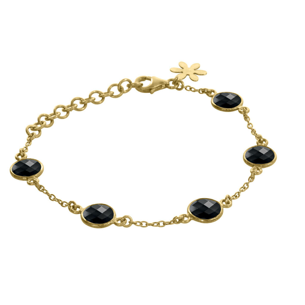 Jewellery gold plated silver bracelet, style number: 975-2-101