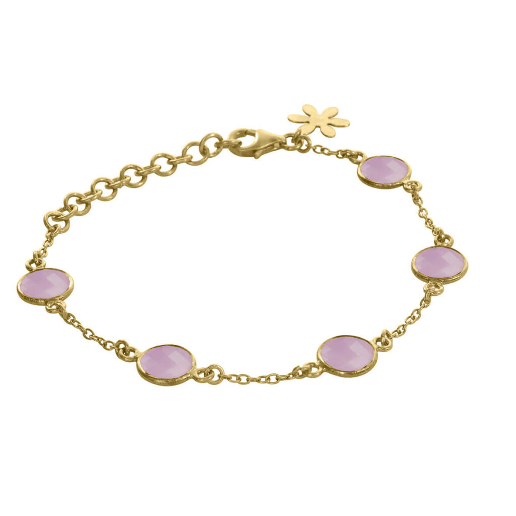 Jewellery gold plated silver bracelet, style number: 975-2-112